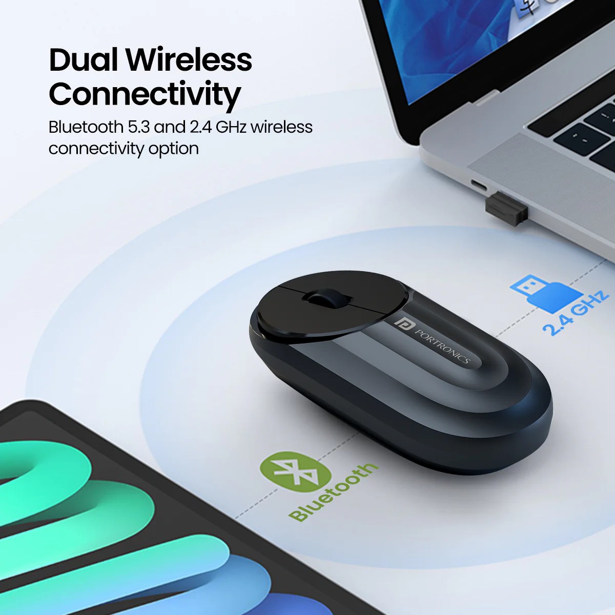 Portronics Toad 6, wireless mouse - Image 3